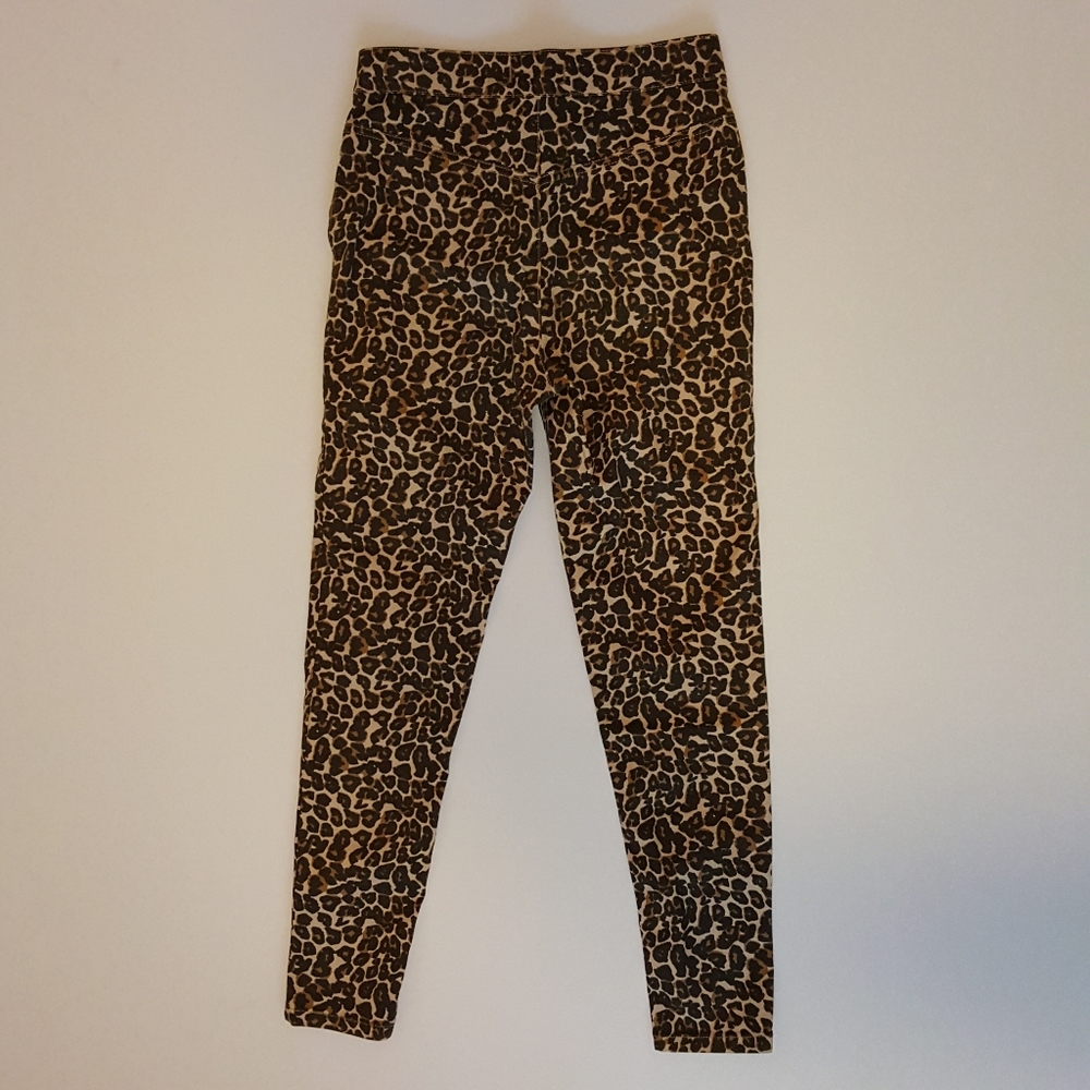 Free People Leopard Print Crop Jeans - Picture 5 of 6